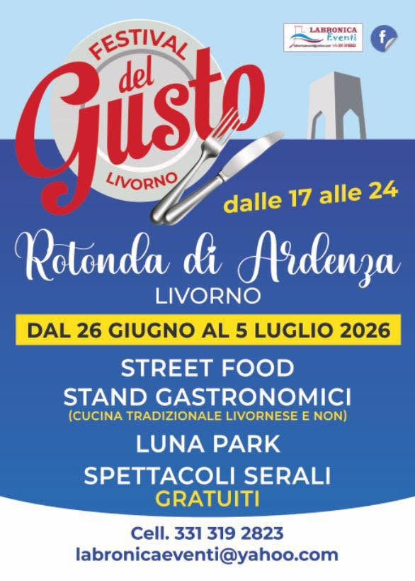 Festival del Gusto Livorno 2026