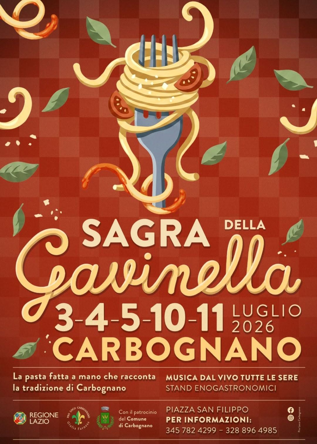 Sagra Gavinella Carbognano 2026