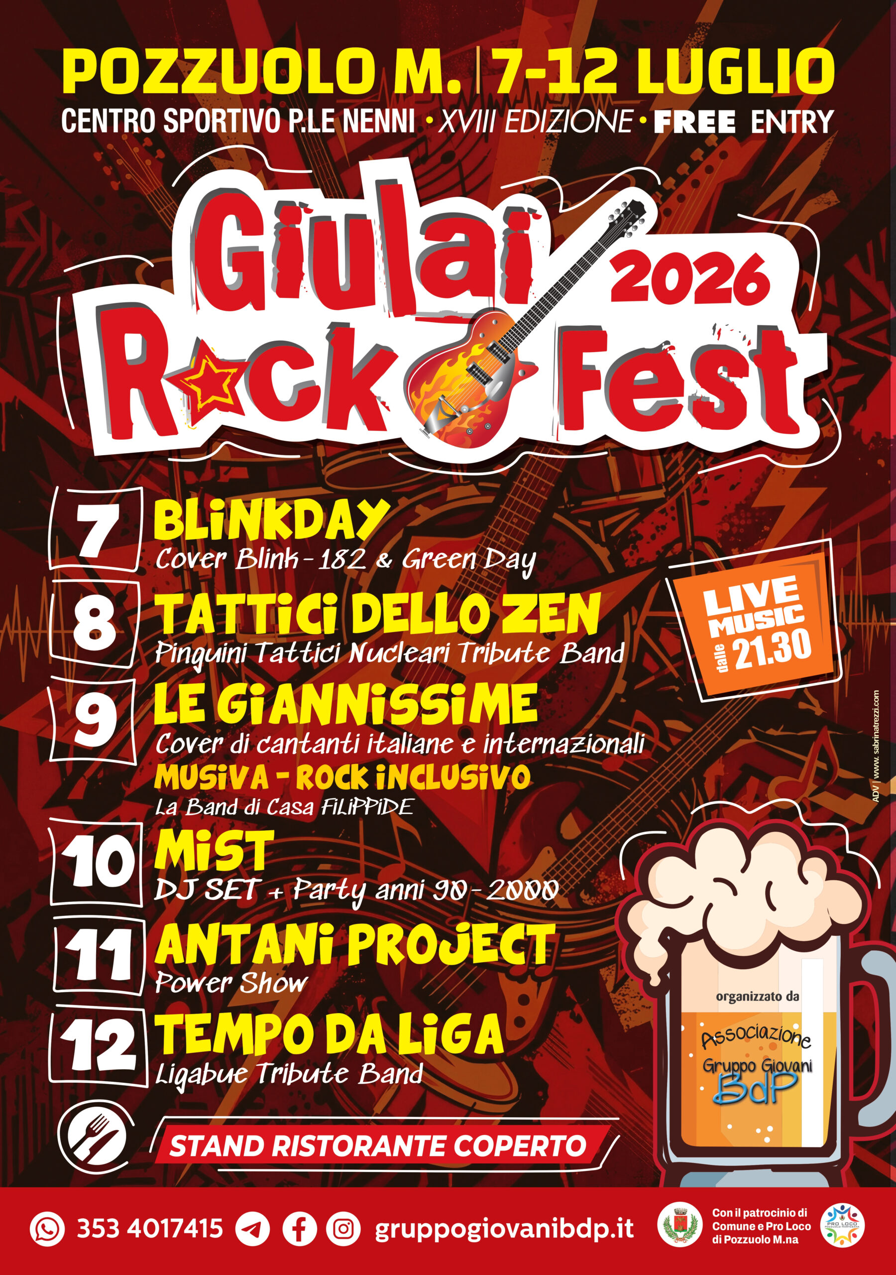 Giulai Rock Fest Pozzuolo Martesana 2026